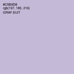 #C5B9D8 - Gray Suit Color Image