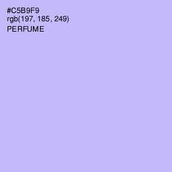 #C5B9F9 - Perfume Color Image