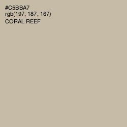 #C5BBA7 - Coral Reef Color Image
