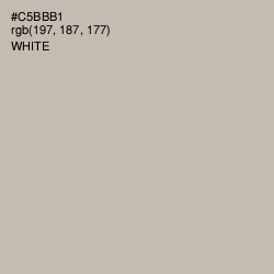 #C5BBB1 - Tea Color Image