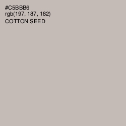#C5BBB6 - Cotton Seed Color Image