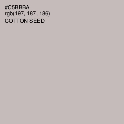 #C5BBBA - Cotton Seed Color Image