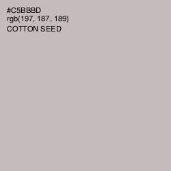 #C5BBBD - Cotton Seed Color Image