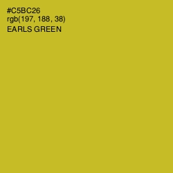 #C5BC26 - Earls Green Color Image