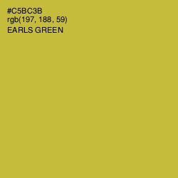 #C5BC3B - Earls Green Color Image