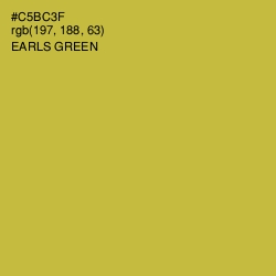 #C5BC3F - Earls Green Color Image