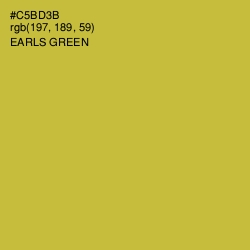 #C5BD3B - Earls Green Color Image