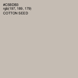 #C5BDB3 - Cotton Seed Color Image