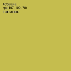 #C5BE4E - Turmeric Color Image
