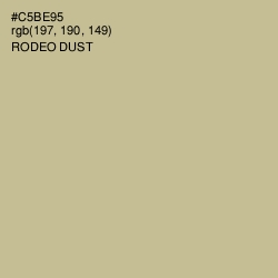 #C5BE95 - Rodeo Dust Color Image