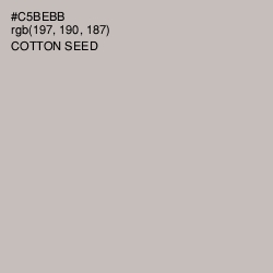 #C5BEBB - Cotton Seed Color Image