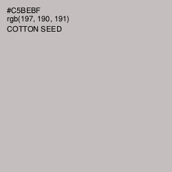 #C5BEBF - Cotton Seed Color Image