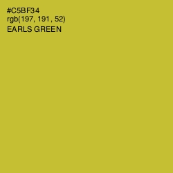 #C5BF34 - Earls Green Color Image