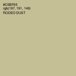 #C5BF95 - Rodeo Dust Color Image