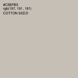 #C5BFB5 - Cotton Seed Color Image