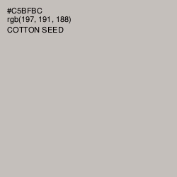 #C5BFBC - Cotton Seed Color Image