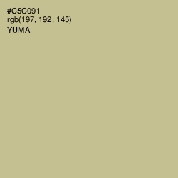 #C5C091 - Yuma Color Image