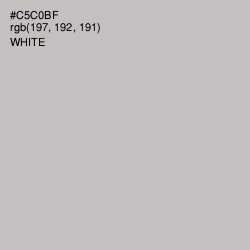 #C5C0BF - Gray Nickel Color Image