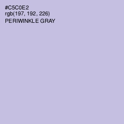 #C5C0E2 - Periwinkle Gray Color Image