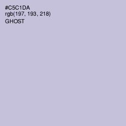 #C5C1DA - Ghost Color Image