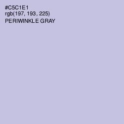 #C5C1E1 - Periwinkle Gray Color Image