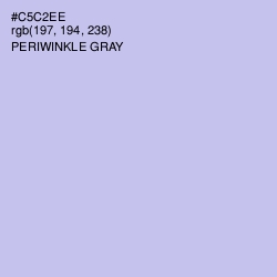 #C5C2EE - Periwinkle Gray Color Image