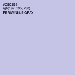 #C5C3E6 - Periwinkle Gray Color Image