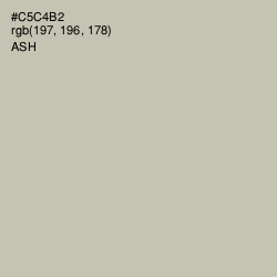 #C5C4B2 - Ash Color Image