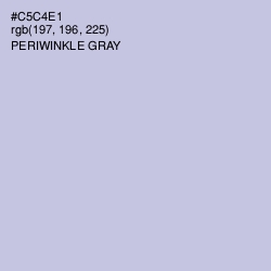 #C5C4E1 - Periwinkle Gray Color Image