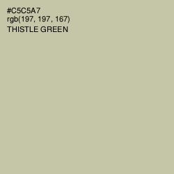 #C5C5A7 - Thistle Green Color Image