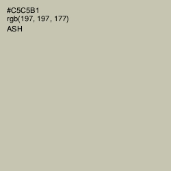 #C5C5B1 - Ash Color Image