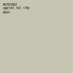 #C5C5B2 - Ash Color Image