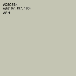 #C5C5B4 - Ash Color Image