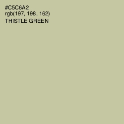 #C5C6A2 - Thistle Green Color Image