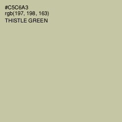 #C5C6A3 - Thistle Green Color Image