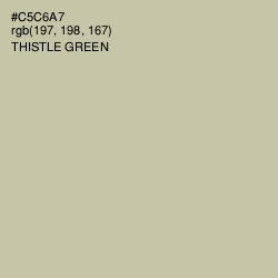 #C5C6A7 - Thistle Green Color Image