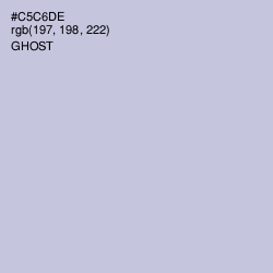 #C5C6DE - Ghost Color Image