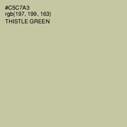 #C5C7A3 - Thistle Green Color Image