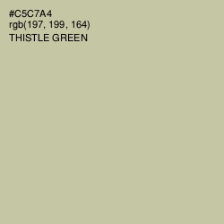 #C5C7A4 - Thistle Green Color Image