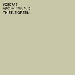 #C5C7A5 - Thistle Green Color Image