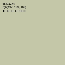 #C5C7A9 - Thistle Green Color Image