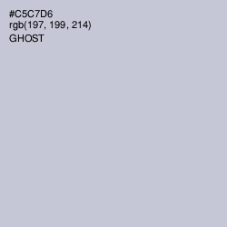 #C5C7D6 - Ghost Color Image