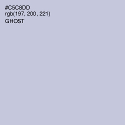 #C5C8DD - Ghost Color Image