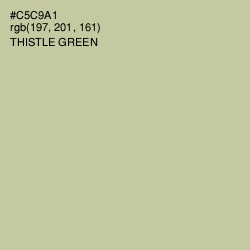 #C5C9A1 - Thistle Green Color Image