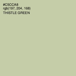 #C5CCA8 - Thistle Green Color Image