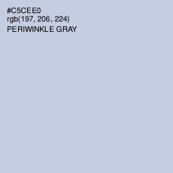 #C5CEE0 - Periwinkle Gray Color Image