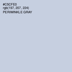 #C5CFE0 - Periwinkle Gray Color Image