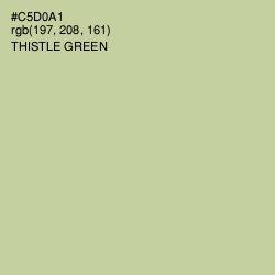 #C5D0A1 - Thistle Green Color Image