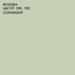 #C5D0B4 - Coriander Color Image