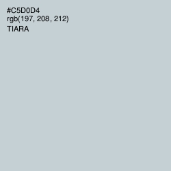 #C5D0D4 - Tiara Color Image